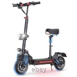 Trottinette électrique pliable 10 pouces 2000W 48V 20AH double moteur tout terrain pour adulte USA