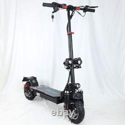 Trottinette électrique pliable 10 pouces 2000W 48V 20AH double moteur tout terrain pour adulte USA