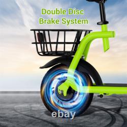 Trottinette électrique pliable 450W avec siège pour adultes, nouvelle trottinette de sport pour le transport.