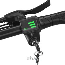 Trottinette électrique pliable 450W avec siège pour adultes, nouvelle trottinette de sport pour le transport.