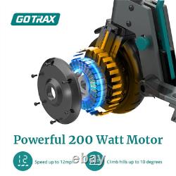 Trottinette électrique pliable GOTRAX G2Plus pour adultes et adolescents à partir de 8 ans avec 6 pneus