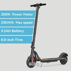 Trottinette électrique pliable pour adulte, vitesse maximale de 15,5 km/h, autonomie de 5,2 Ah, scooter électrique longue portée, POPULAIRE.