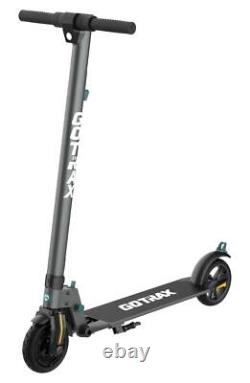 Trottinette électrique pliable pour adultes et adolescents de 8 ans et plus avec 6 pneus, 200W 12Mph, gris