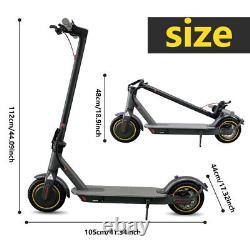 Trottinette électrique pliable pour adultes, vitesse maximale de 35 km/h, moteur de 350W, double suspension