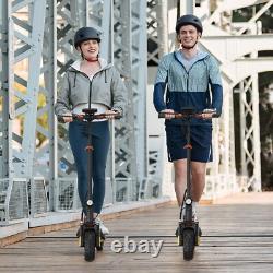 Trottinette électrique pliable rechargeable pour adultes, scooter à pied, transport urbain sécurisé.