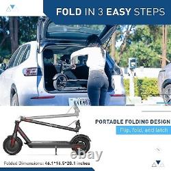 Trottinette électrique polyvalente de 10 pouces avec freinages doubles, parfaite pour les navetteurs