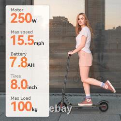 Trottinette électrique pour adultes 7.8ah 22km de longue portée pliable 25km/h E-scooter Nouveau