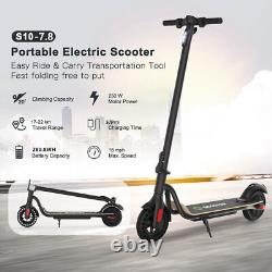 Trottinette électrique pour adultes 7,8ah Autonomie de 22 km Pliable Portée de 25 km/h Vitesse maximale E-scooter