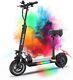 Trottinette électrique Pour Adultes 800w 28mph 25 Miles Double Freinage Siège Portable Pliable