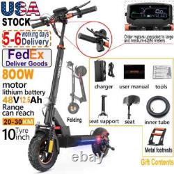 Trottinette électrique pour adultes, Trottinette électrique 800W 28MPH, Autonomie de 30KM, Livraison gratuite aux États-Unis