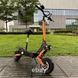 Trottinette électrique tout-terrain pliable pour navetteur 60V 6000W haute vitesse 45-55MPH portable.