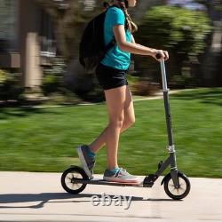 Trottinette en alliage d'acier avec roues de 180 mm, portable, pliable, pour les trajets et les loisirs