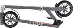 Trottinette en alliage d'acier avec roues de 180 mm, portable, pliable, pour les trajets et les loisirs