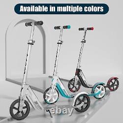 Trottinette en aluminium légère pour enfants et adolescents, conduite fluide sur tous les terrains