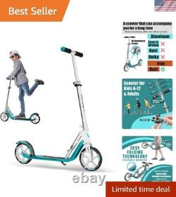 Trottinette en aluminium pliable légère tout-terrain pour enfants et adultes 220 lbs