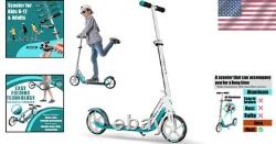 Trottinette en aluminium pliable légère tout-terrain pour enfants et adultes 220 lbs