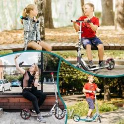 Trottinette en aluminium pliable légère tout-terrain pour enfants et adultes 220 lbs