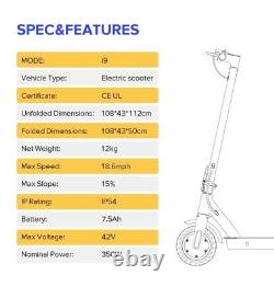 Vélo électrique pliable jour/nuit à 35 km/h avec trottinette électrique de 500W et application